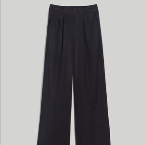 Madewell Harlow Wide-Leg Pant - True Black 00P